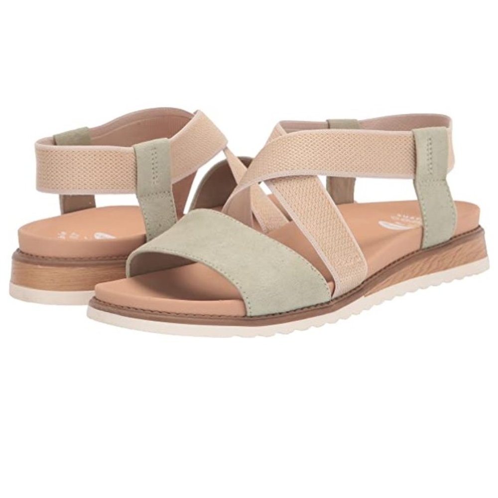 Dr. Scholl's Shoes Women's Islander Flat Sandal Pistachio Size  9 **Spot **  NWT